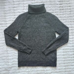 LOFT Gray Turtleneck Sweater